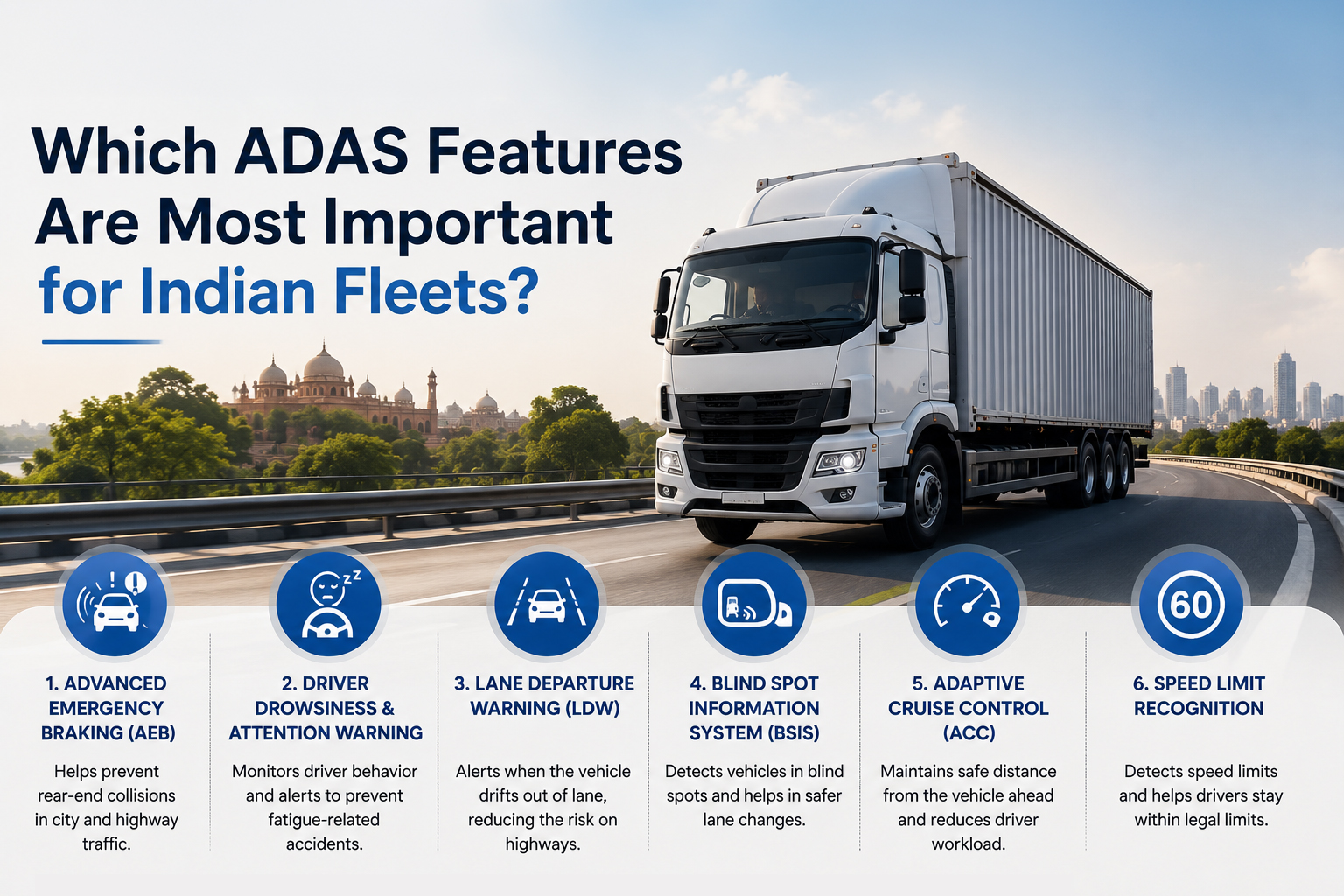 ADAS for Commercial Vehicles: The Complete Guide for Indian Fleet Managers (2026)
